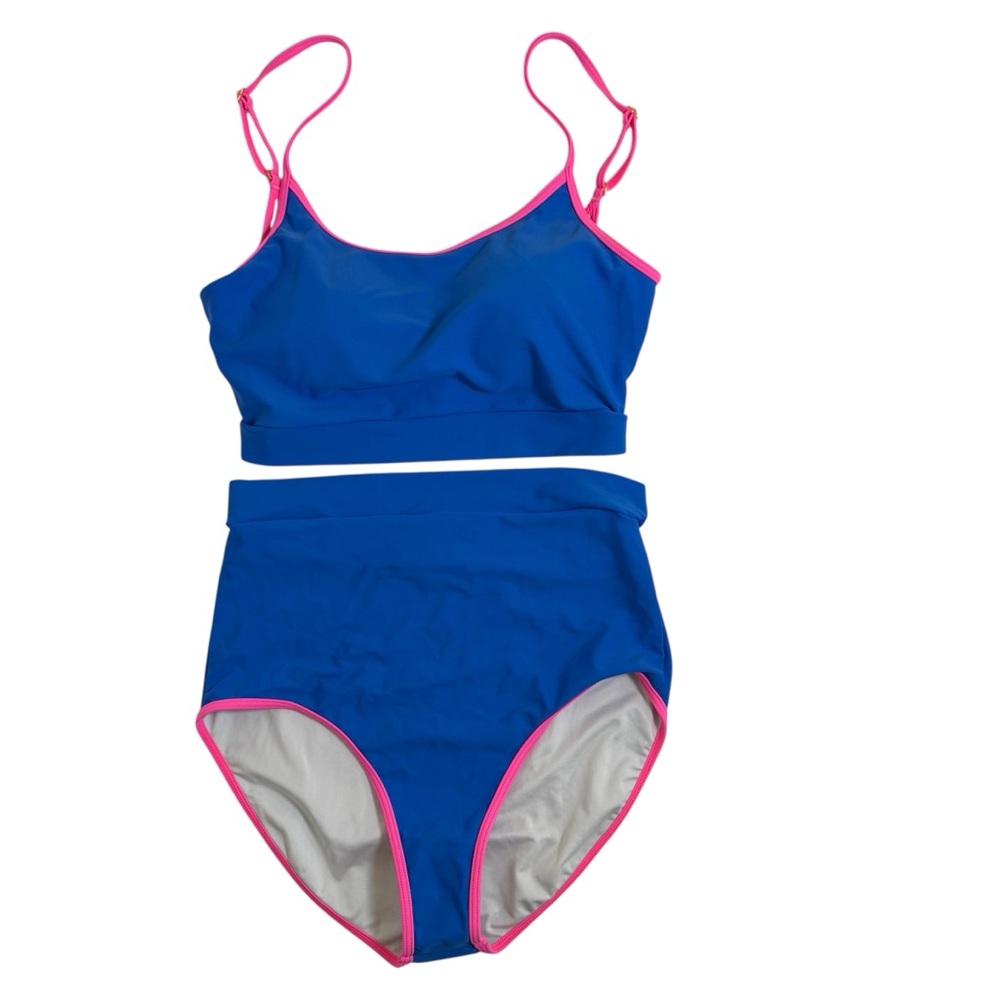 Pink desert Blue and Pink Women's Bikini Set